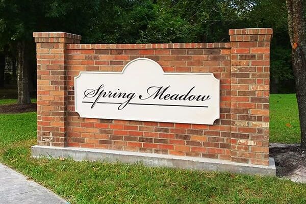 HOA Monument Sign Houston