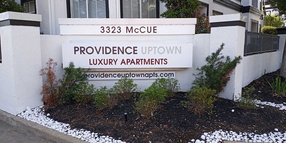 Apartment Aluminum Sign