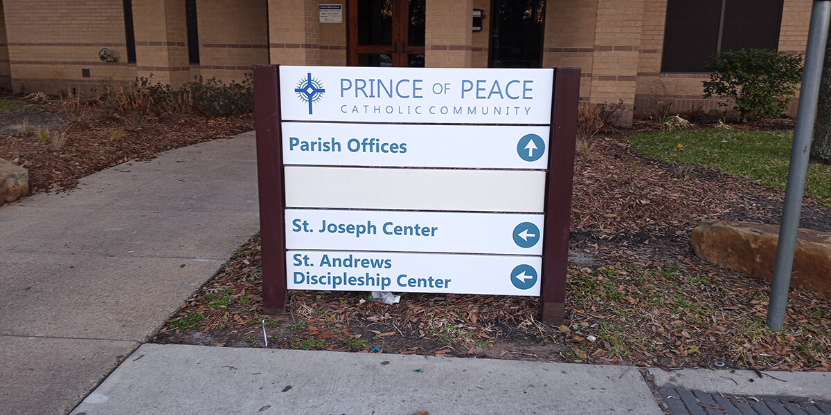 campus direction signs