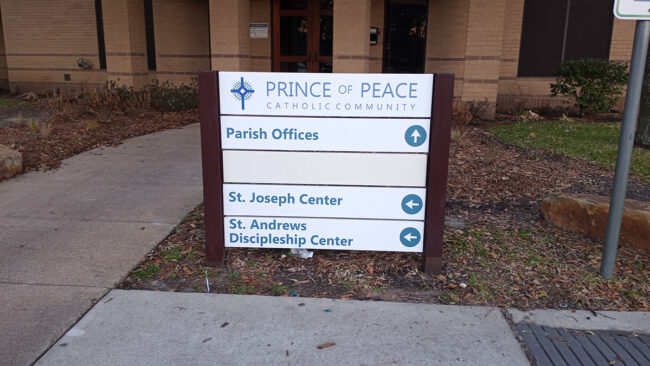 Outdoor signs campus directional campus direction signs