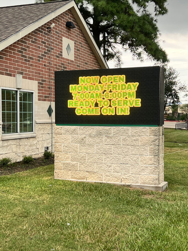 LED SIgn Retrofit Houston LED Sign