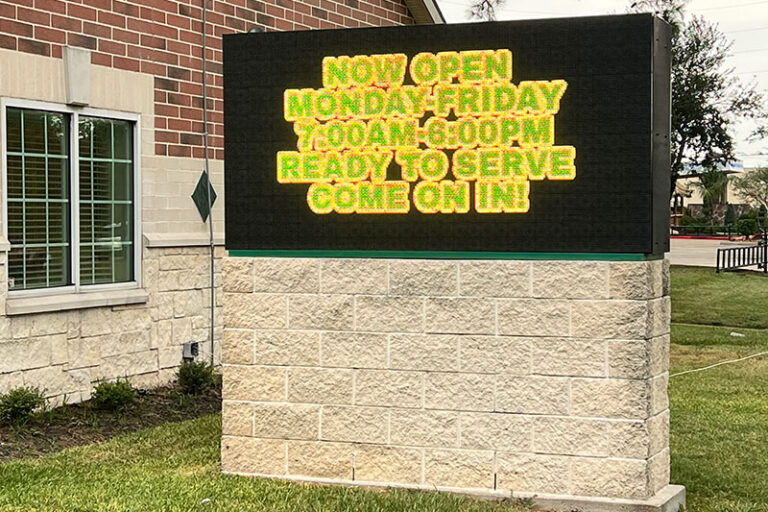 Houston LED Sign